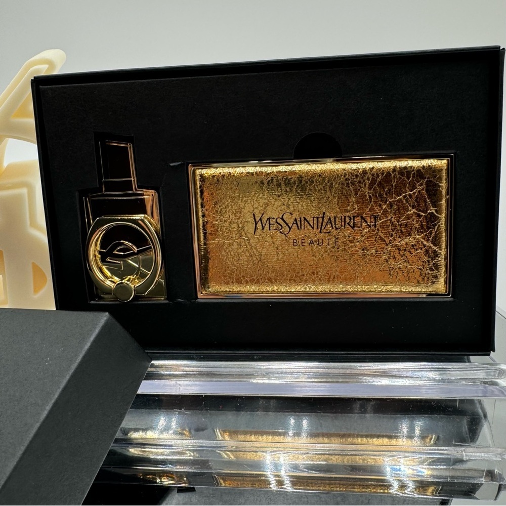 YSL - Yves Saint Laurent - NIB - mirror and phone stick on holder - Picture 3 of 9